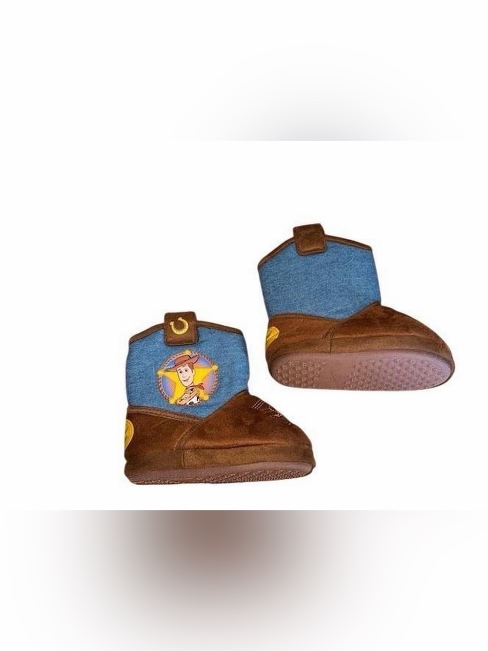 Kids Toy Story Cowboy Boot Slippers Size 5/6
